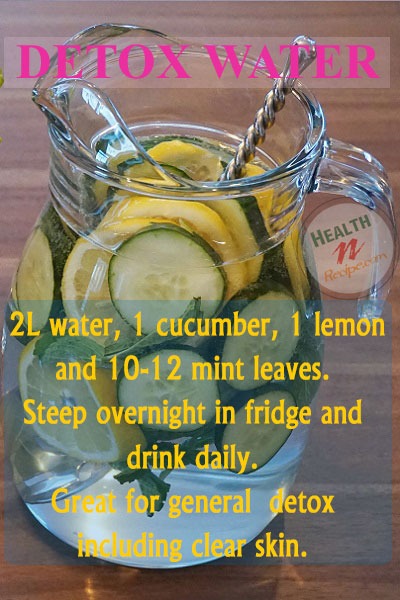 Cucumber Detox Water Recipe