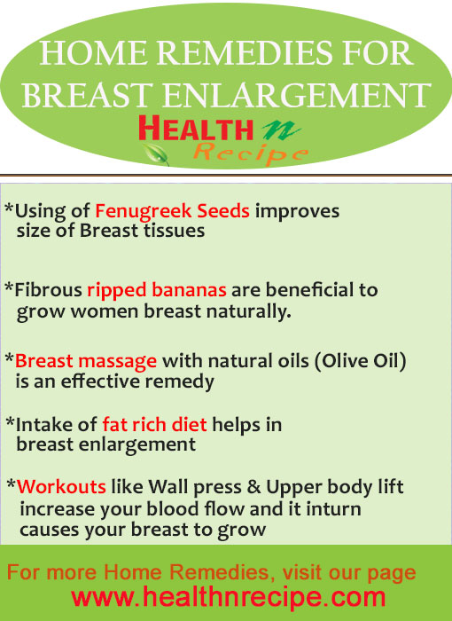 Home Remedies For Breast Enlargement